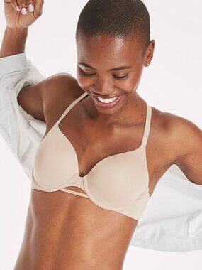 Hanes Womens Size Small ComfortFlex Fit Dreamwire T-Shirt Bra Style MHG563 1833